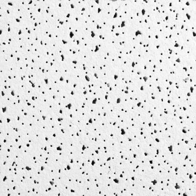 600mm*600mm 内部の音吸収のための穴が開たミネラルウールの天井板