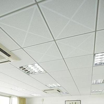 建築材料のノヤによるTグリッド設置のための装飾用ガラス繊維天井タイル