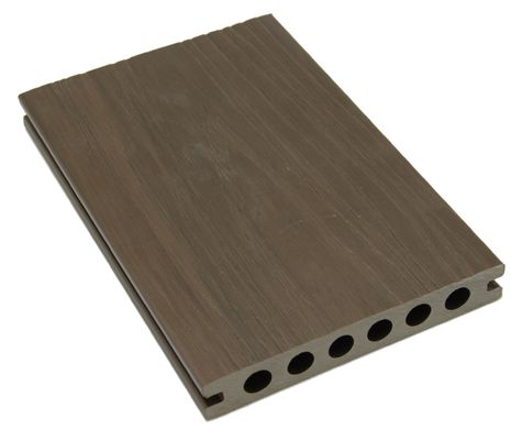庭の床飾り WPC 木材複合デッキボード 450*75*18mm 茶色の色