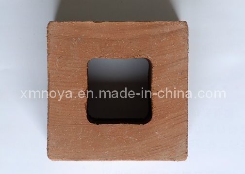 木製プラスチック複合WPCフェンスとペルゴラ 装飾柱 ブラウン 表面 完成品