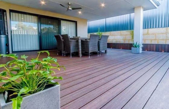 150*25mm WPC 製品 特別 白色 屋外 屋根 床 テラス/フェンス 材料