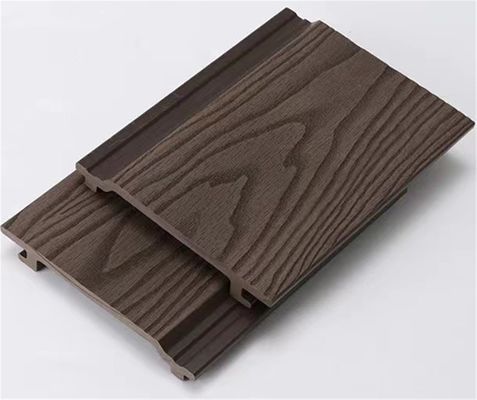紫外線耐性WPC壁カバー 45% HDPE 50% 廃棄木繊維と耐久性のあるデザイン