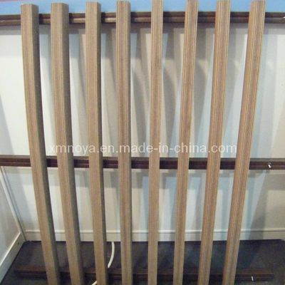 屋外用木材プラスチック複合型WPCデッキフェンス NY75*25 木の粒のパターン
