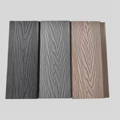 屋外用木材プラスチック複合型WPCデッキフェンス NY75*25 木の粒のパターン