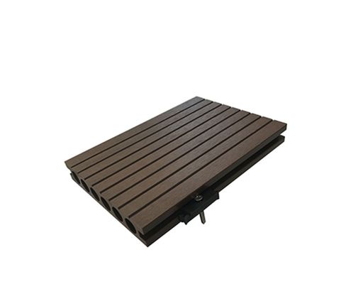 屋外床の装飾 オーダーメイド 75mm*25mm 木製プラスチック複合 WPC 床 NY75*25