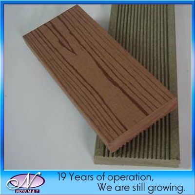 NY90X19 環境に優しい屋外用木材プラスチック複合材WPCデッキ床 45% HDPE