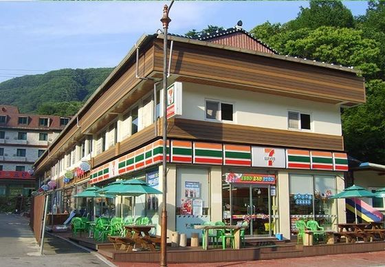 木の穀物表面仕上げ 防水WPCデッキパネル 外壁 耐久性