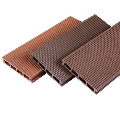 設計パターン ブラウン WPC 木 プラスチック複合 屋外用 床 敷き