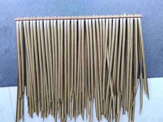 灰色PVC素材部品 シミュレーション 草の屋根 庭の屋根のためのプラスチックタイル