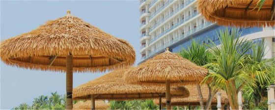庭/海辺バーのためのカスタマイズされたPVCストラッチ屋根タイル 設置と保守が簡単