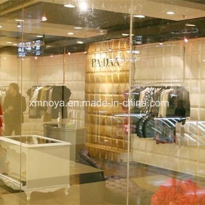 特徴的なデザイナー ストアデコレーションのためのテクスチャ付き3D壁板 モダンA1防火グレードパネル
