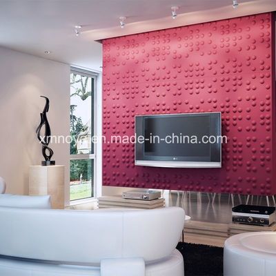 アコースティック 装飾型 3D 壁板 460mm*460mm リビングルームのテレビ背景用サイズ