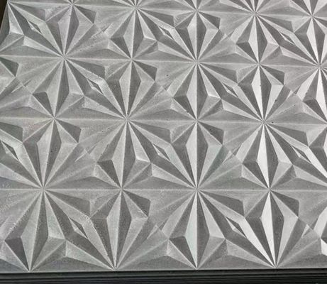 熱耐性材料のための3Dスロット装飾繊維セメントファサード