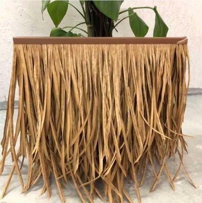 ホテルの屋根の解決法 紫外線防止 合成パーム葉 ナイロン素材の屋根の草