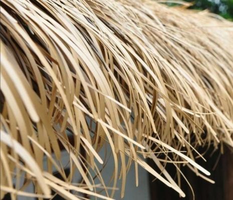 500*500mm 普通の防水 人工小麦の草 草の屋根 ガイゼボ ハット 屋根 草