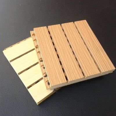 壁や天井の装飾のためのA1級防火 木製パネル 音響吸収