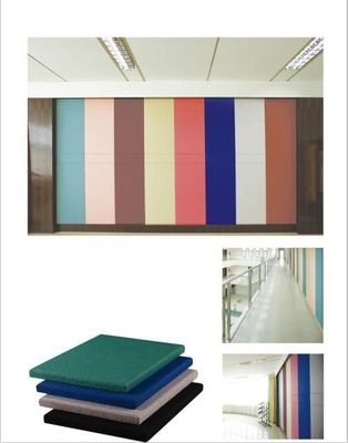 E1 交換可能な建材のための音響吸収ガラス繊維壁パネル