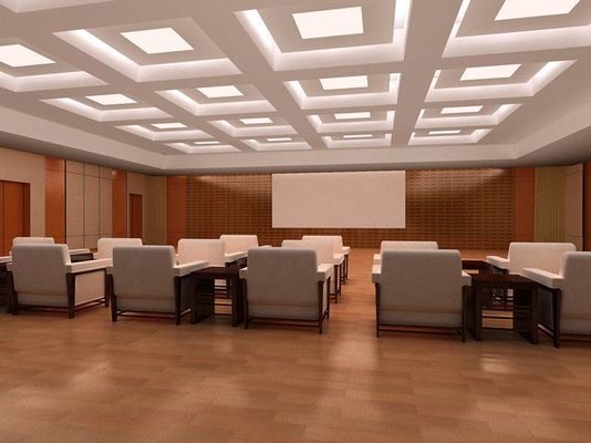 ホテル映画館用防火A1級 木製の溝付き音響壁パネル