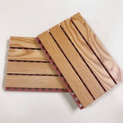600*600 広角 エッジ 防火 音響 木製 MDF 壁板 内装用