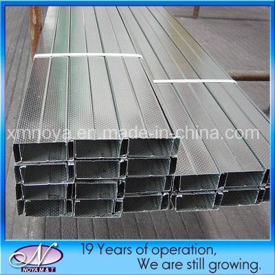 パーソナライズされた長さトラックチャネル 52*29/70*29/75*30mm ガルバネス金属ビルディング 壁スタッド