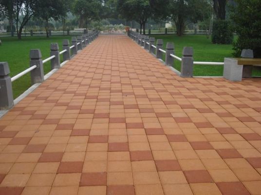 水透性セラミックパブリングストーンタイル 敷路と歩道 普通の灰色