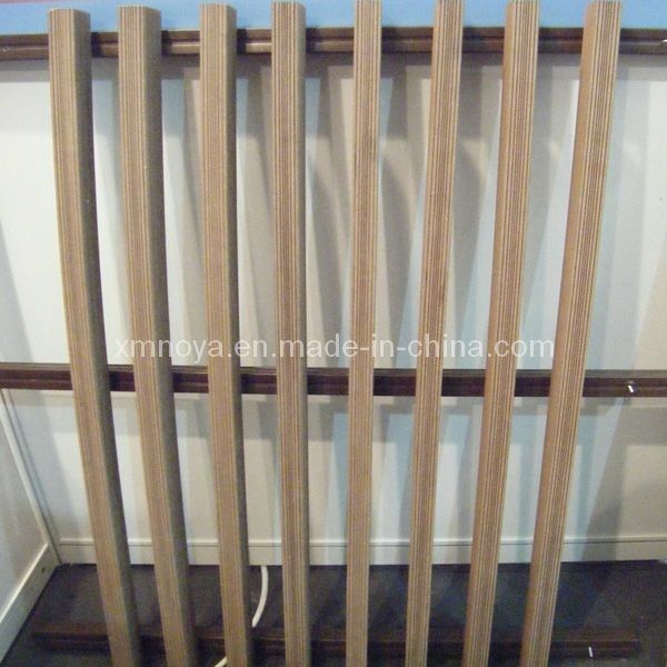 屋外用木材プラスチック複合型WPCデッキフェンス NY75*25 木の粒のパターン