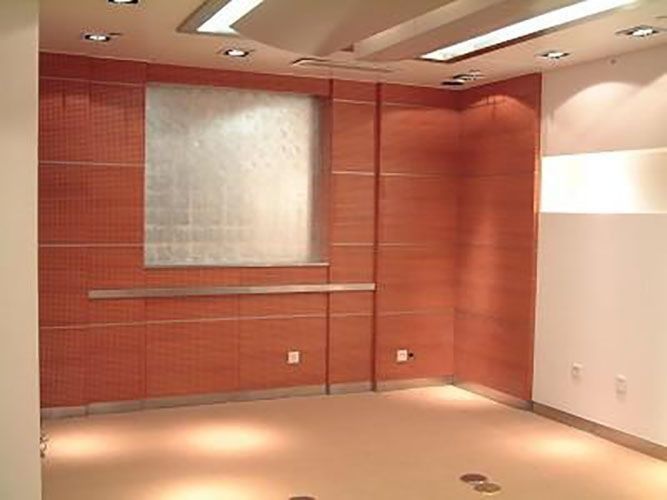600*600 広角 エッジ 防火 音響 木製 MDF 壁板 内装用